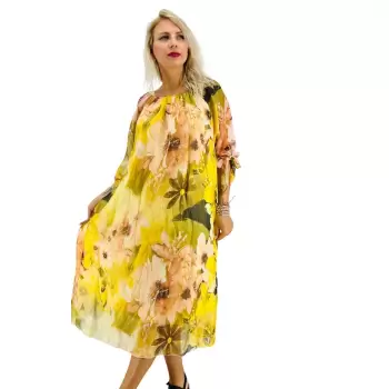 Rochie dreapta din matase Mariana 4 imagine