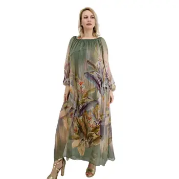 Rochie dreapta din matase Mariana 9 imagine