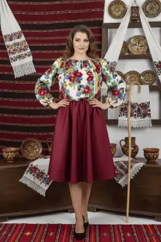 Rochie eleganta Bujori imagine