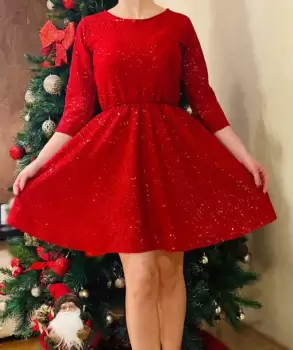 Rochie eleganta Craciunita imagine