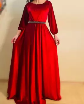 Rochie eleganta din catifea Cati 3 imagine