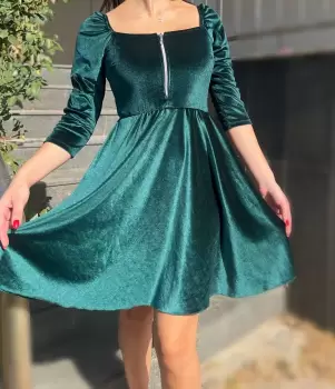 Rochie eleganta din catifea Ecaterina imagine