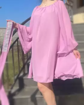 Rochie eleganta din voal Mioara 26 imagine