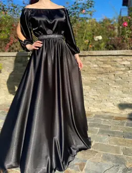Rochie eleganta lunga Neli 52 imagine
