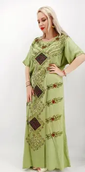 Rochie Lunga Brodata Miuta 37 imagine