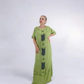 Rochie Lunga Brodata Miuta 84 imagine