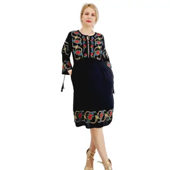Rochie Traditionala cu broderie Lidia 4 imagine