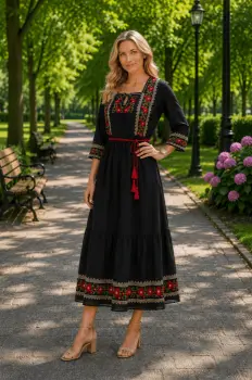 Rochie Traditionala Paula 2 imagine