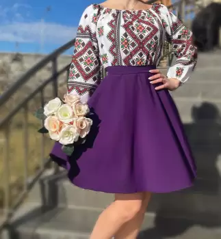 Rochie Traditionala stilizata cu Elena 13 imagine