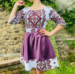 Rochie Traditionala stilizata cu Laura 19 imagine