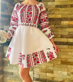 Rochie Traditionala stilizata Elena 10 imagine