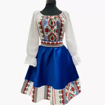 Rochie Traditionala stilizata Leonora 2 imagine