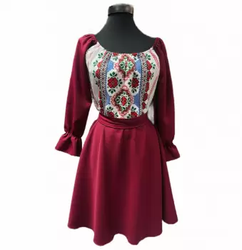 Rochie Traditionala stilizata Leticia imagine