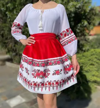 Rochie Traditionala stilizata Luna 3 imagine