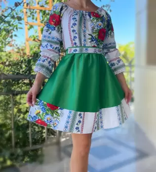 Rochie Traditionala stilizata Mara imagine
