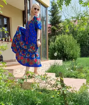 Rochie Vaporoasa Lunga Anuta 6 imagine