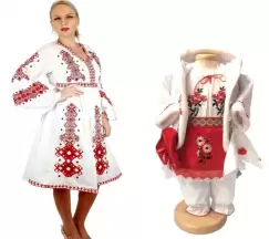Set Mama si Fiica , 75 Rochie traditionala si costumas traditional imagine