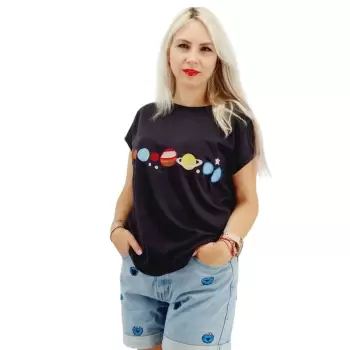 Tricou brodat Sanzi 5 imagine