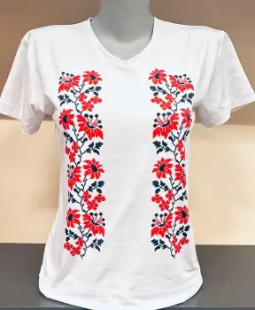 Tricou cu imprimeu traditional Alexis 10 imagine