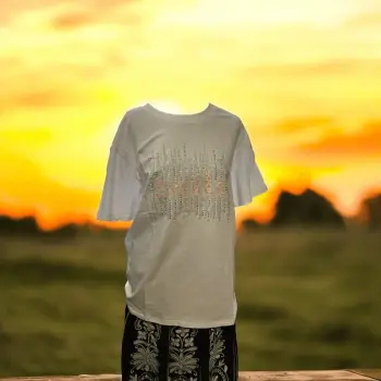 Tricou Dama Alb Smile imagine