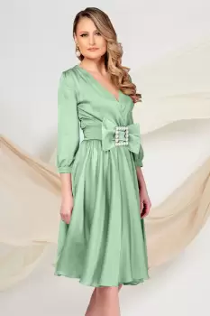 Rochie de ocazie Pretty Girl mint in clos cu cordon detasabil tip funda imagine