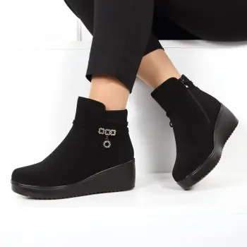 Botine imblanite Adelise imagine