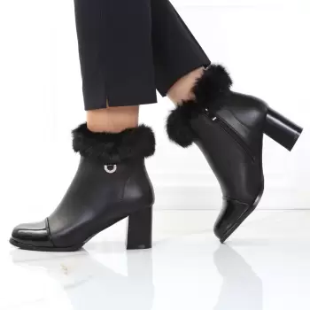 Botine negre Carma imagine