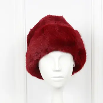 Caciula bordo de blana Evelisse imagine