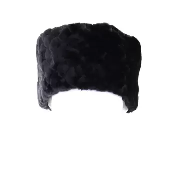 Caciula neagra din blanita Manda imagine