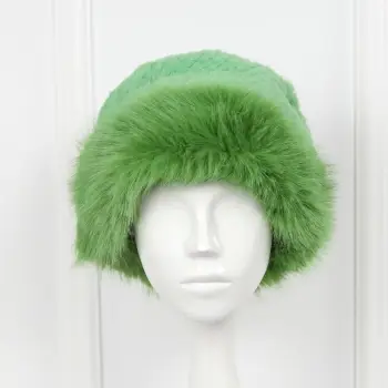 Caciula verde de blana Evelisse imagine