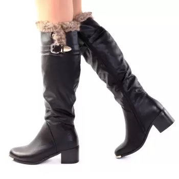 Cizme piele ecologica Nulfera imagine