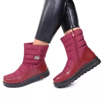 Ghete imblanite bordo Dilara imagine