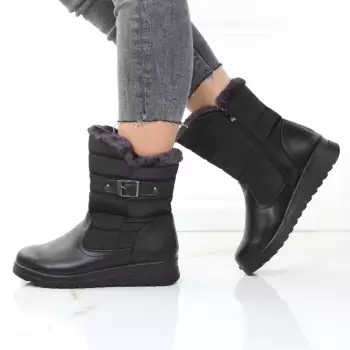 Ghete negre imblanite Narcisa imagine