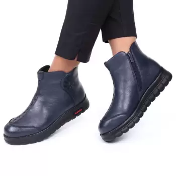 Ghete piele ecologica bleumarin Derina imagine