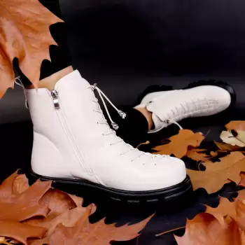 Ghete piele ecologica crem Nevia imagine