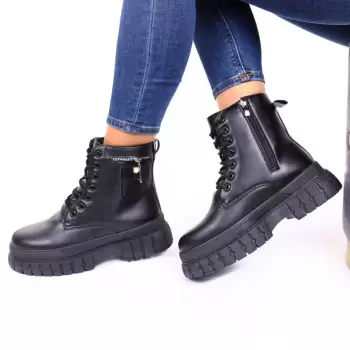 Ghete piele ecologica negre Sauva imagine