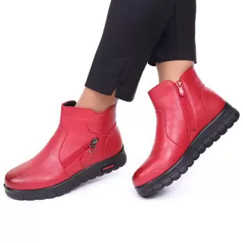 Ghete piele ecologica rosii Nihan imagine