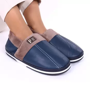 Mocasini de casa bleumarin Luna imagine