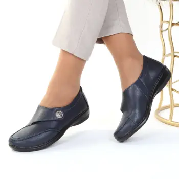 Pantofi bleumarin comozi Zeni imagine