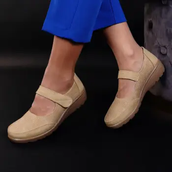 Pantofi cu platforma Tereza bej imagine