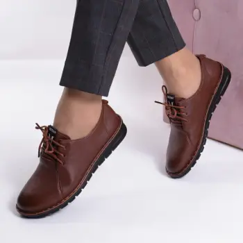 Pantofi cu talpa joasa Emine imagine