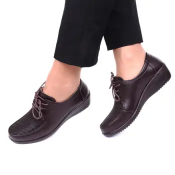 Pantofi maro comozi Ecaterina imagine