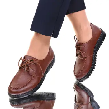 Pantofi maro comozi Melina imagine