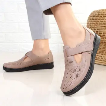 Pantofi maro usori Catrina imagine