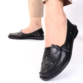 Pantofi negri comozi Ester imagine