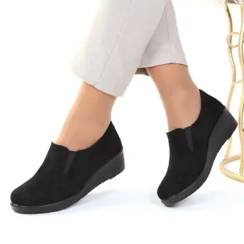 Pantofi negri usori Elosa imagine