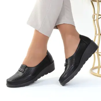 Pantofi negri usori Fayara imagine