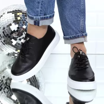 Pantofi negri usori Iloria imagine