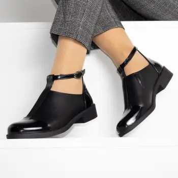 Pantofi negri usori Zaofy imagine