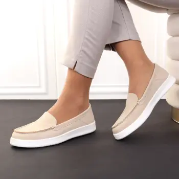 Pantofi usori crem Saika imagine